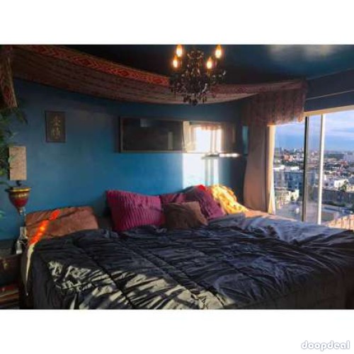 WEHO - CRAZY Views in Safe Area - Furnished 2 Bed Bath / Valet / Pool / Gym / Ru