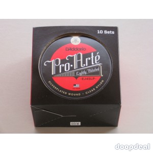 D'Addario Pro Arte Classical Guitar EJ45LP Normal Tension Box of 10