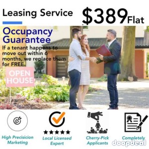  $389 - Leasing Service Rental Property - Place Quality Tenants 