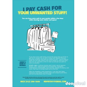 I Pay Cash For Your Unwanted Stuff!
