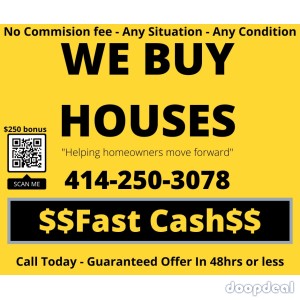 WE BUY HOUSES CASH… FAST!