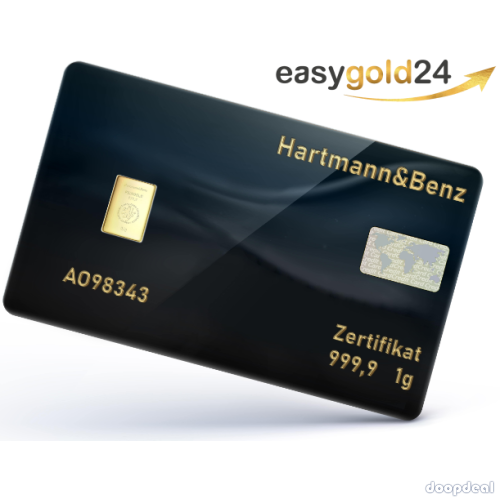 Your personal Hartmann & Benz gold account: safe, flexible, free of charge! (Made in German)