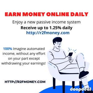 Earn money Online Daly Receive up to 1.25% effortless and reliable