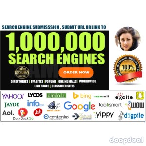 submit website to google and 1,000,000 search engines
