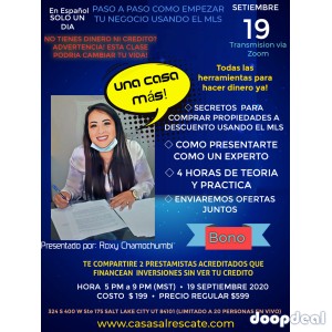 Aprende a comprar, analizar y vender bienes raices en USA