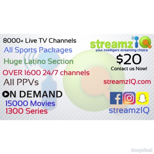 streamzIQ. Never Miss A Show, Never Miss A Game!