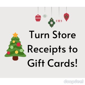 $Turn Store Receipts to Gift Cards$