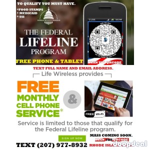 Free Government Cell Phone & Tablet with Free Wifi (